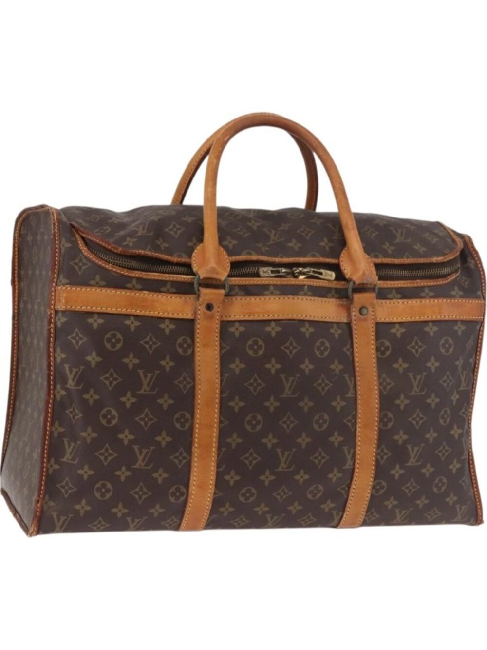 LOUIS VUITTON Monogram Sac Chasseur 55 Boston Bag M41922